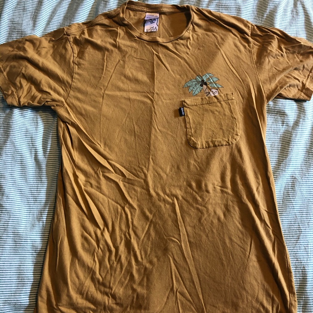 Ripndip Cat Brown Beige T shirt